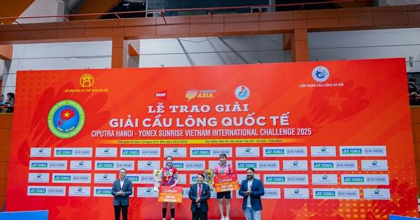 Kỳ tích thắng lợi tại giải cầu lông quốc tế Việt Nam Challenge 2025