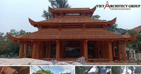 Những mẫu thiết kế thi công nhà gỗ 3 gian, 5 gian truyền thống đẹp báo giá trọn gói