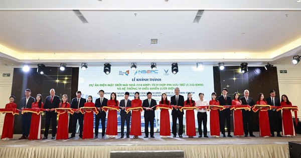 Vinfast Energy và Điện Nghi Sơn 2 vận hành hệ thống điện mặt trời tích hợp pin lưu trữ năng lượng