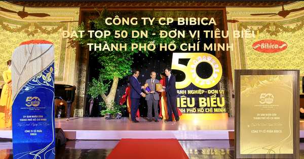 Bibica tự hào đạt Top 50 Doanh nghiệp tiêu biểu TPHCM năm 2025