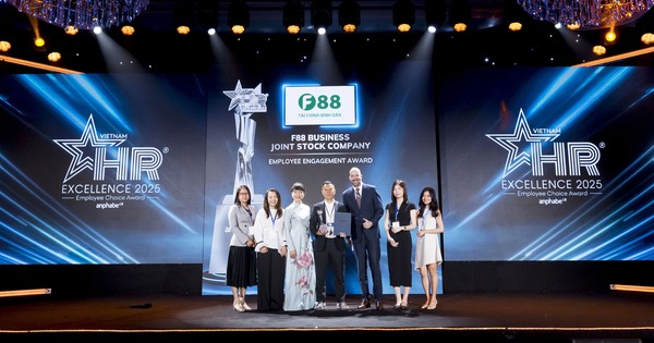 F88 nhận giải thưởng HR Excellence 2025 – thành quả từ chiến lược gắn kết nhân viên toàn diện