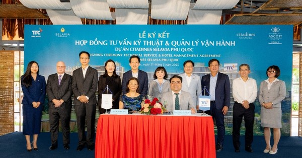 TTC Phú Quốc và Ascott ký kết hợp đồng tư vấn kỹ thuật và quản lý vận hành Citadines Selavia Phu Quoc