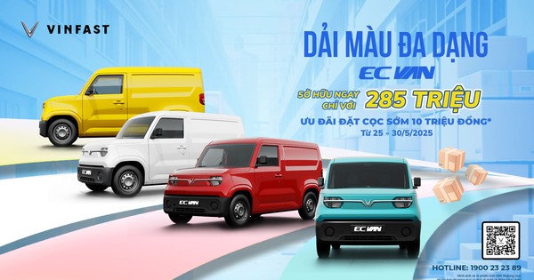 Chủ hộ kinh doanh chọn VinFast EC Van vì bài toán kinh tế 'lời hơn thấy rõ'