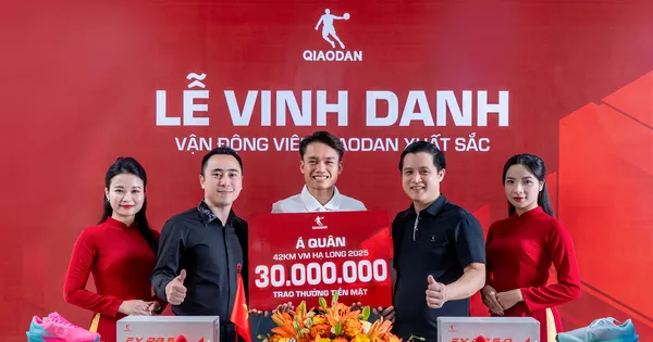 Qiaodan vinh danh Á quân VnExpress Marathon Hạ Long 2025