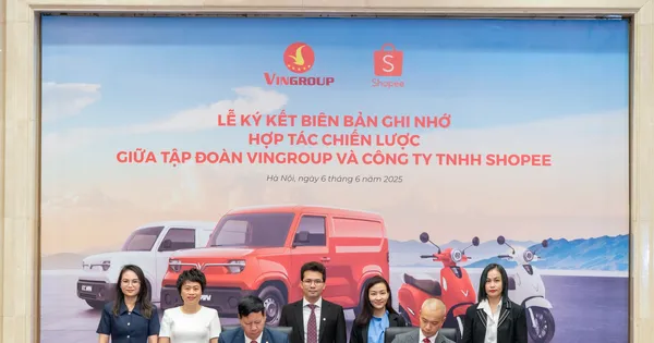 Vingroup và Shopee hợp tác chiến lược phát triển hạ tầng thương mại điện tử gắn với phát triển bền vững
