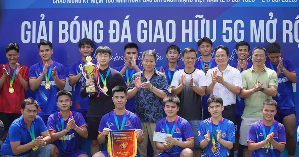Đông Anh Media giành chức vô địch Giải bóng đá 5G mở rộng
