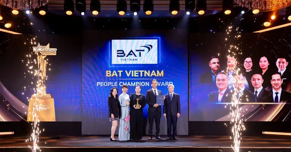 BAT Việt Nam được vinh danh 'Lãnh đạo Phát triển Con người' tại giải thưởng Lãnh đạo Xuất sắc - Việt Nam Excellence 2025
