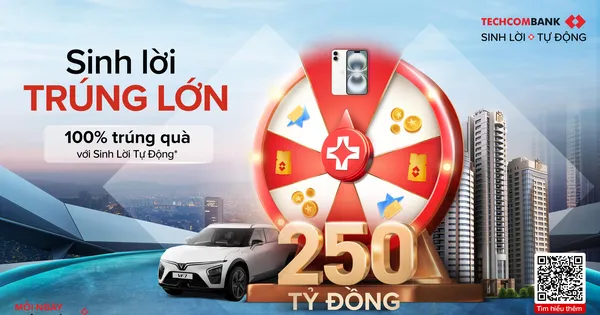 Techcombank 'Sinh lời trúng lớn' bùng nổ: Xe VinFast, iPhone 16 đã có chủ