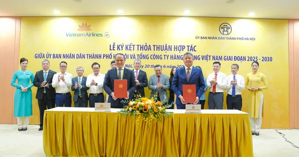 Vietnam Airlines và TP. Hà Nội ký kết thỏa thuận hợp tác