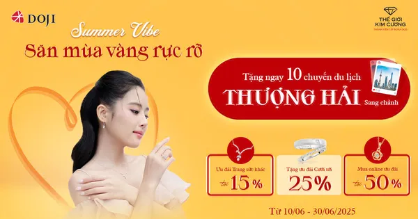 Mùa yêu rực rỡ, Doji và thế giới kim cương ưu đãi lớn cho combo trang sức cưới