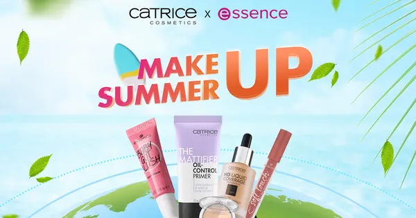 Catrice & Essence – Cặp đôi thương hiệu mỹ phẩm dành cho cô nàng muốn đẹp bền cả ngày, chất suốt mùa hè