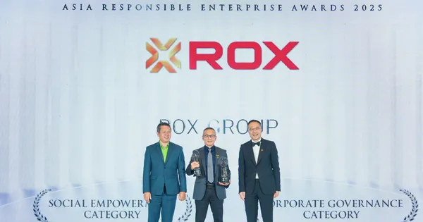 Sáng tạo trong quản trị và CSR, ROX Group được vinh danh tại AREA 2025