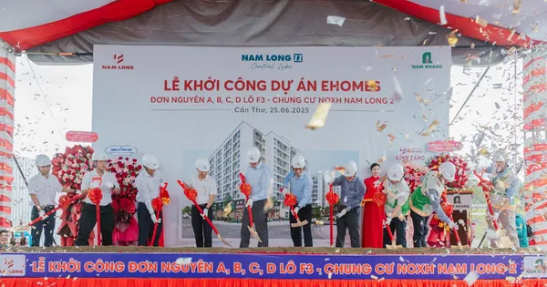 Nam Long khởi công 671 căn nhà ở xã hội EHomeS tại Cần Thơ