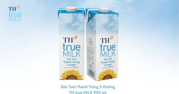 Sữa thanh trùng ít đường TH true MILK – lựa chọn thông minh cho sức khỏe cả gia đình