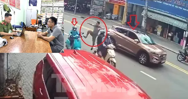 Lời khai của người đàn ông đạp nữ tài xế xe ôm ngã nhào ở Bình Dương