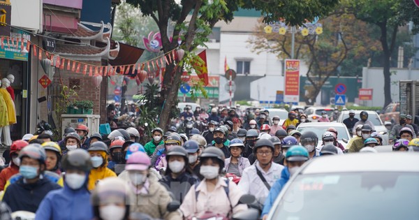 Toàn cảnh tuyến đường vừa được Sở Xây dựng Hà Nội xác định là điểm ùn tắc mới phát sinh