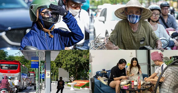 Đủ ‘chiêu’ tránh nóng ngày Hà Nội nắng như 'đổ lửa'