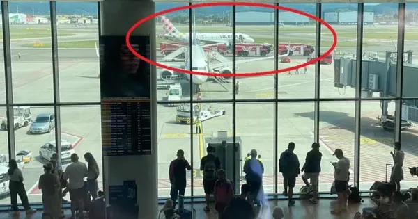 Chấn động vụ việc người đàn ông bị hút vào động cơ máy bay Volotea