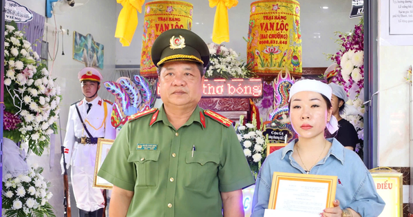 Truy thăng cấp bậc hàm cho cán bộ công an xã hy sinh khi làm nhiệm vụ