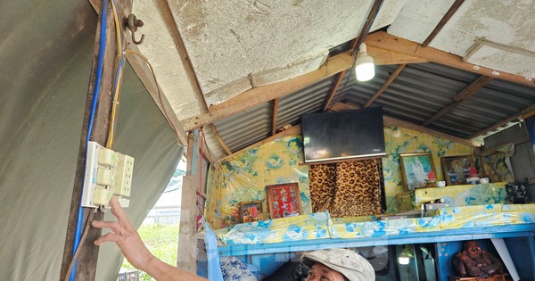 Thương hồ tận dụng điện năng lượng mặt trời thắp sáng
