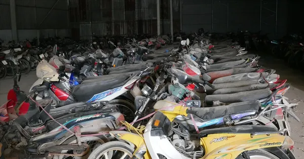 Công an Thanh Hóa thông báo tìm chủ của gần 7.000 phương tiện bị tạm giữ