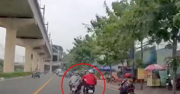 Lấy lời khai người đạp ngã nam thanh niên đi xe máy ở TPHCM