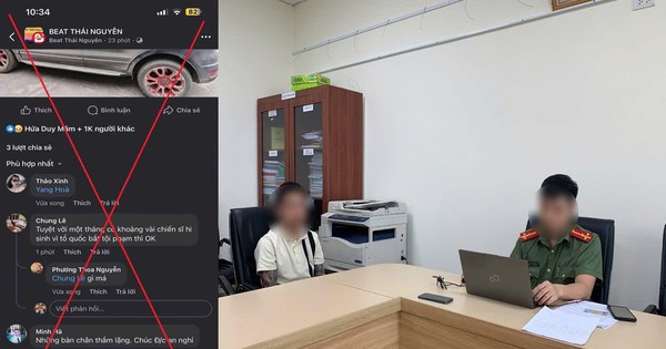 Công an làm việc với người bình luận nội dung xấu độc về sự anh dũng hy sinh của thiếu tá cảnh sát ma tuý