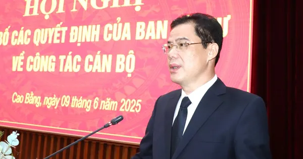 Công bố các quyết định của Ban Bí thư về công tác cán bộ tại Cao Bằng