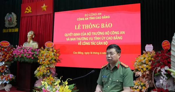Cao Bằng có tân giám đốc công an tỉnh