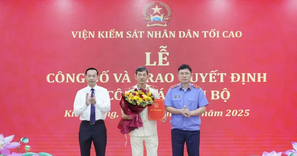 Công bố nhân sự Viện Kiểm sát nhân dân tỉnh An Giang sau hợp nhất