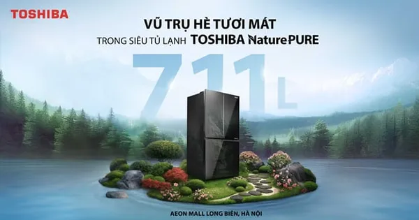 Toshiba thu hút gia đình Việt trải nghiệm tủ lạnh NaturePURE 711L mới tại AEON Mall