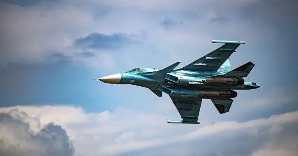 Cường kích-ném bom Su-34 rơi ở Nga