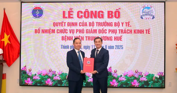Bệnh viện Trung ương Huế có tân Phó Giám đốc