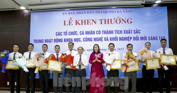 Đà Nẵng tôn vinh tổ chức, cá nhân tiêu biểu trong lĩnh vực khoa học, công nghệ và đổi mới sáng tạo