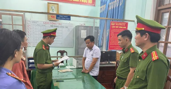 Bắt nguyên trưởng phòng bồi thường trung tâm phát triển quỹ đất ở Quảng Nam