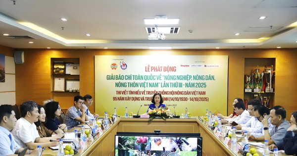 Phát động Giải báo chí Toàn quốc Nông nghiệp, nông dân, nông thôn Việt Nam năm 2025