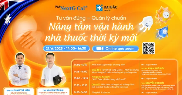 Workshop dành cho dược sĩ nhà thuốc, chủ đề: Tư vấn đúng, quản lý chuẩn - Nâng tầm vận hành nhà thuốc thời kỳ mới