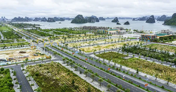 Đặc khu Vân Đồn nhìn từ trên cao