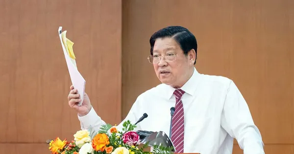 Trưởng Ban Nội chính Trung ương: Cán bộ phải xóa bỏ tư tưởng 'sáng cắp ô đi, chiều cắp ô về'