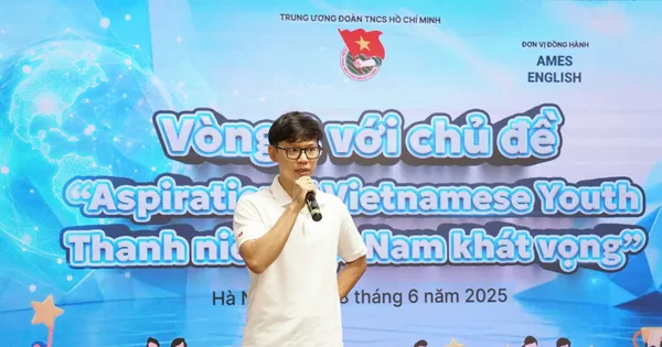 Cán bộ trẻ thi thuyết trình tiếng Anh về tương lai cho thế hệ vươn mình