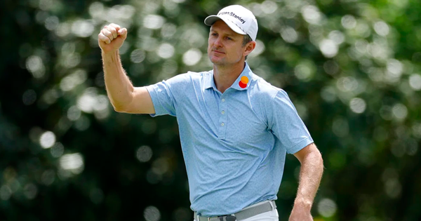 Justin Rose bùng nổ, vươn lên dẫn đầu sau vòng 1 The Masters 2025