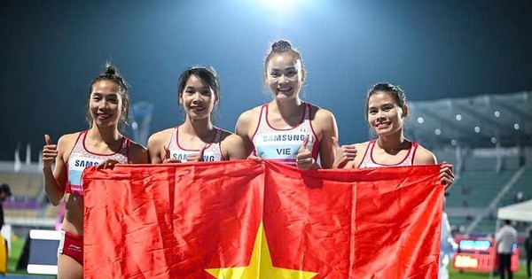 Điền kinh Việt Nam hụt HCV châu Á nội dung 4x400m nữ