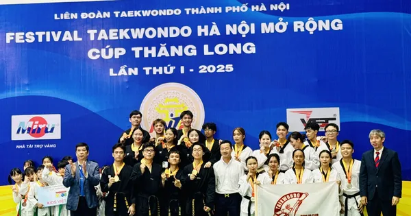 Hơn 1.000 võ sĩ tham dự Festival Taekwondo Hà Nội mở rộng