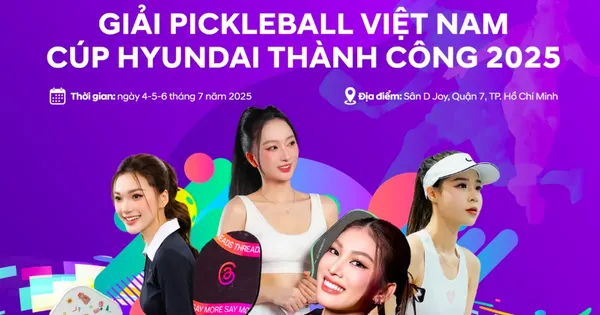 Hơn 1 tỷ đồng giải thưởng chờ đón các tay vợt xuất sắc tại Giải Vô địch Pickleball Việt Nam 2025
