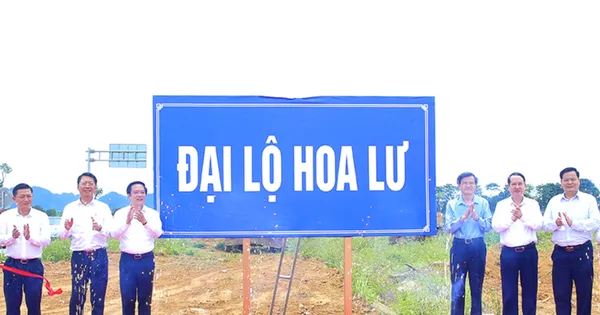 Ninh Bình gắn tên ‘Đại lộ Hoa Lư’ cho tuyến đường 8 làn xe