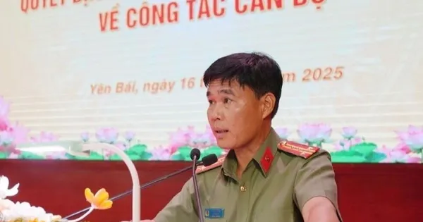 Thông báo quyết định của Bộ trưởng Bộ Công an về công tác cán bộ