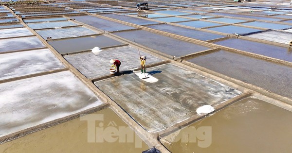 Diêm dân 'vắt nắng' mưu sinh trên đồng muối hơn 200 năm tuổi