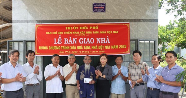 Hàng nghìn ngôi nhà tạm, nhà dột nát ở Quảng Ngãi được xóa bỏ