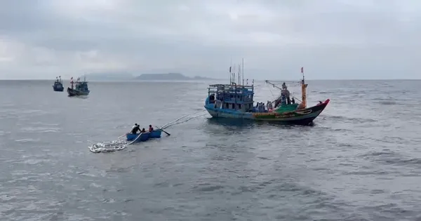 11 ngư dân Quảng Ngãi được cứu khi tàu chìm