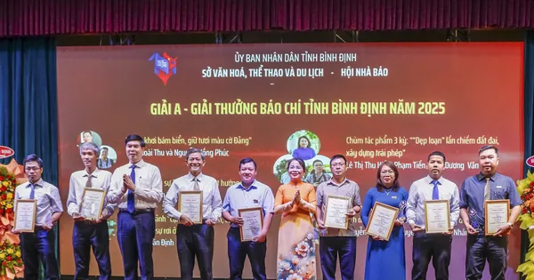 Phóng viên Báo Tiền Phong đạt giải A Giải thưởng báo chí Bình Định 2025